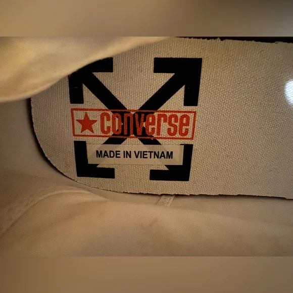 Off-White x Converse Chuck Taylor All-Star 70S High Top - EUC - COA Included - Picture 15 of 16